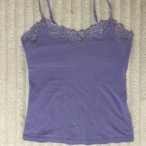 Aeropostale Purple Lace Cami Top